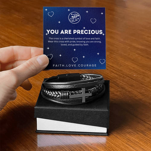 You are Precious - Cross Bracelet
