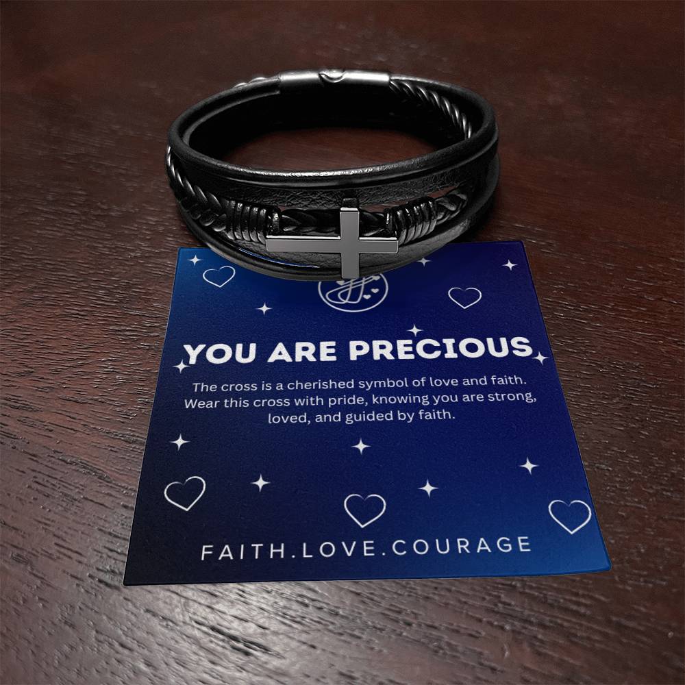 You are Precious - Cross Bracelet
