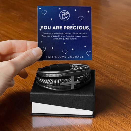 You are Precious - Cross Bracelet