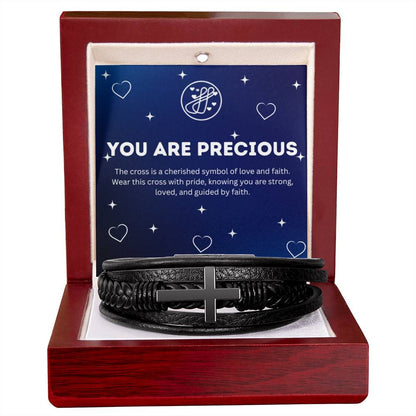 You are Precious - Cross Bracelet