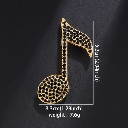 Glam Sparkly Music Note