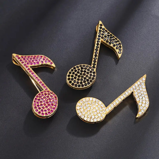 Glam Sparkly Music Note