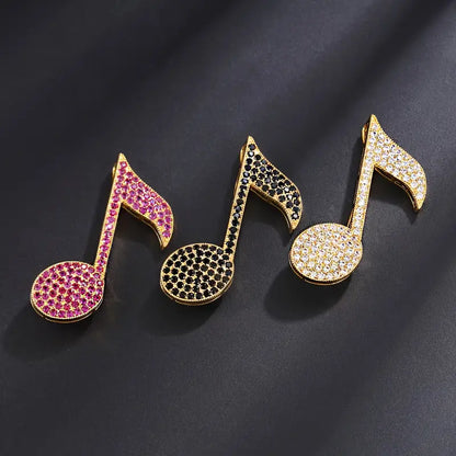 Glam Sparkly Music Note