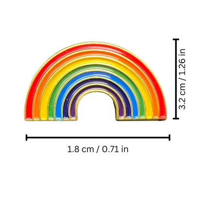 7 Colours Rainbow Pin