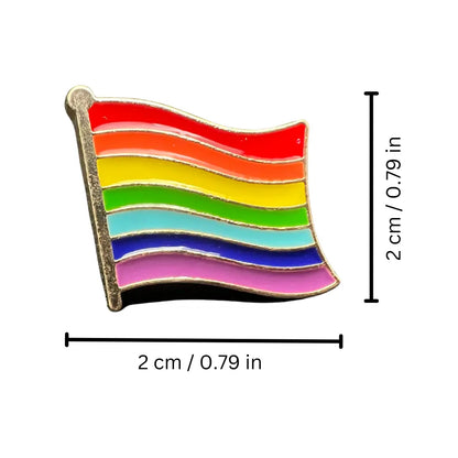 7 Colours Rainbow Pin