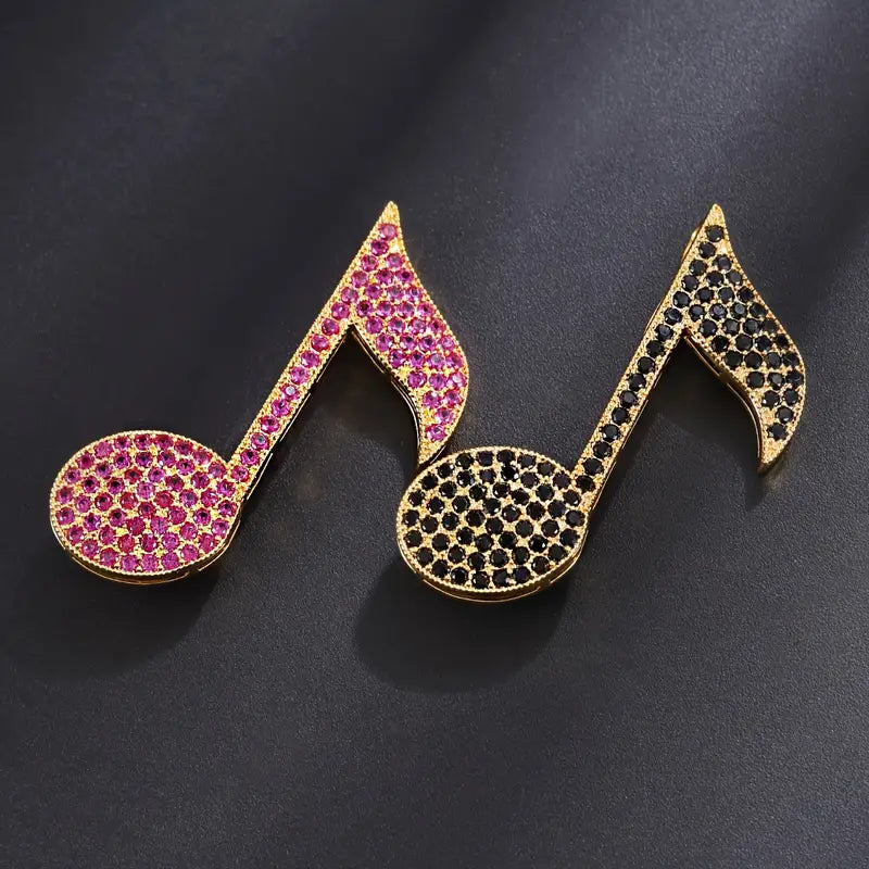 Glam Sparkly Music Note